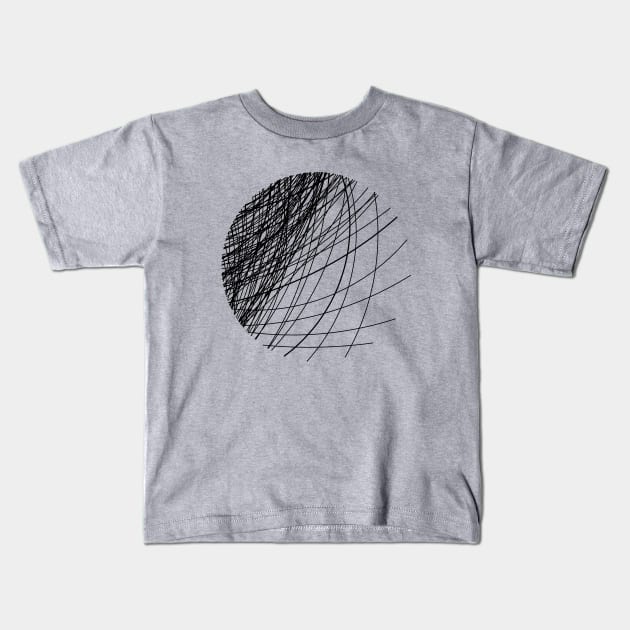 ABSTRACT LINES Kids T-Shirt by azified